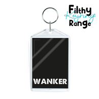 Wanker Black Keyring